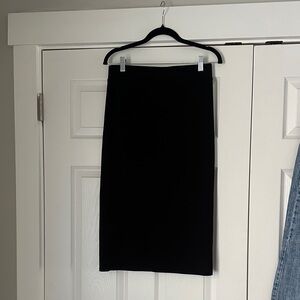 Classic Black Pencil Skirt - Women